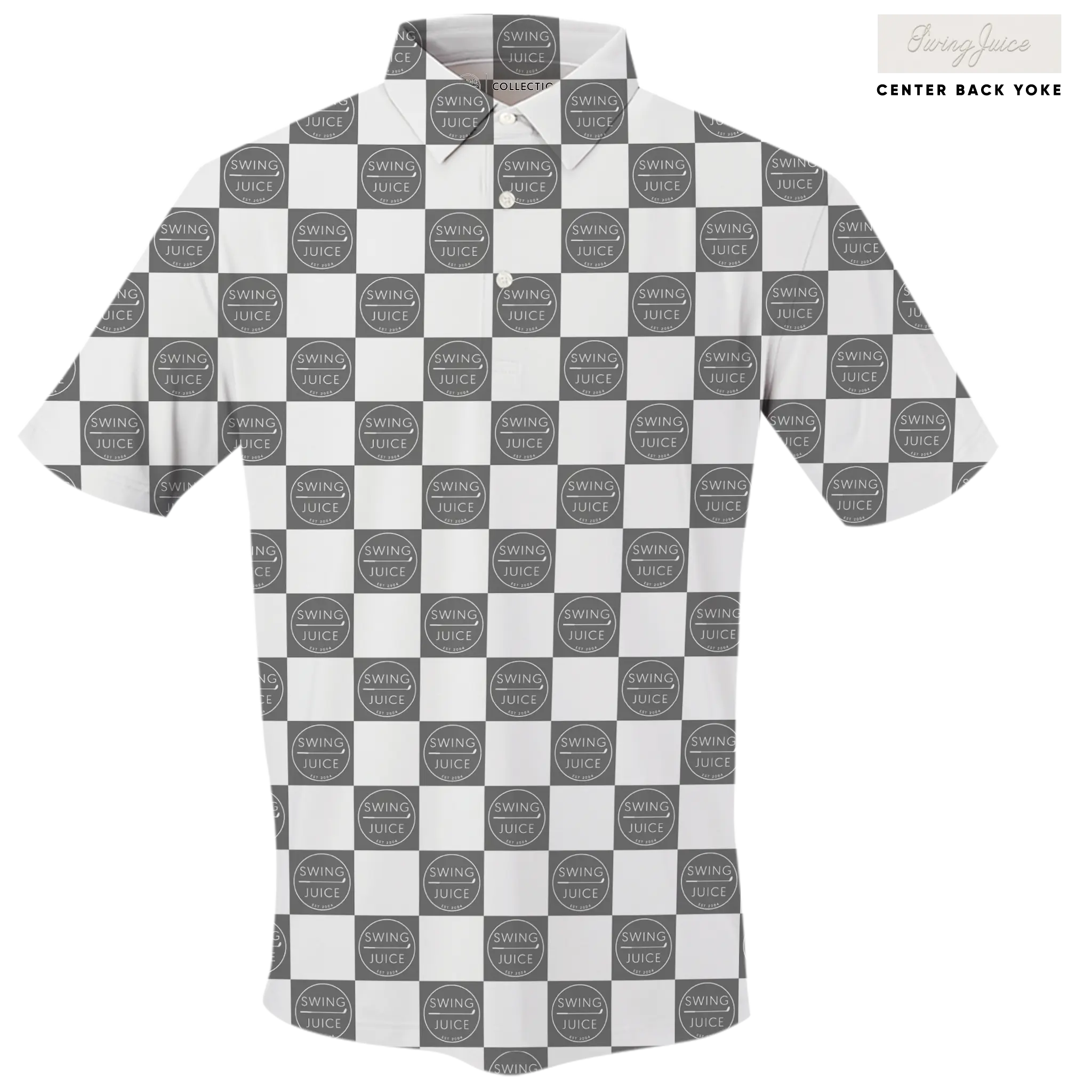 Golf SJ Checkerboard Men's Polo - Final Sale