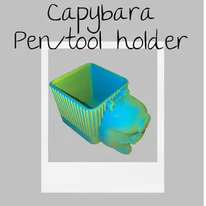 Capybara Pen & Tool Holder | 3D Printed Desk Buddy