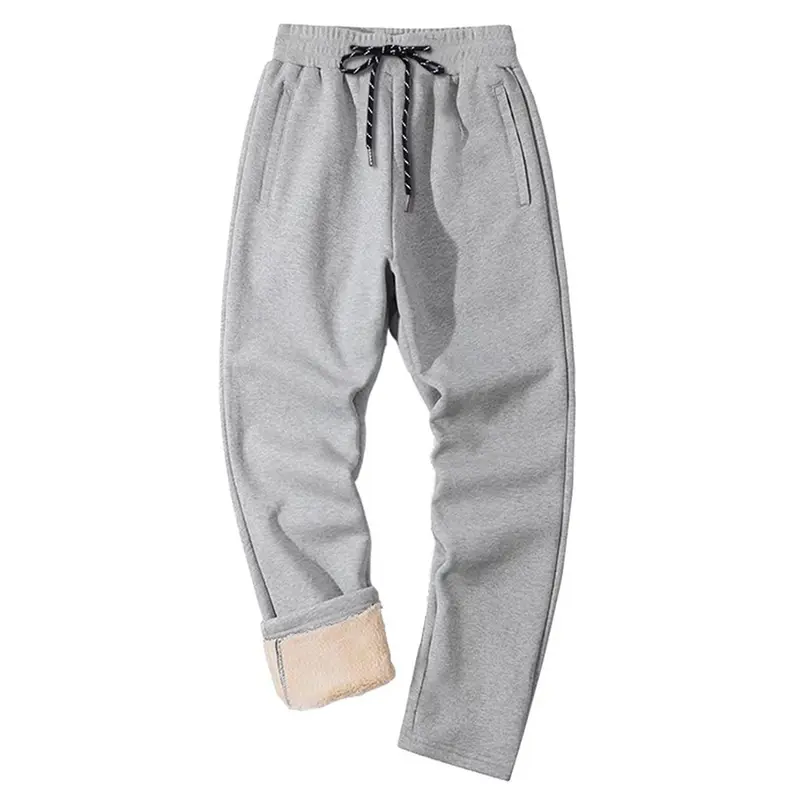 MAGCOMSEN Men's Thermal Fleece Jogger Trousers - Heavyweight Sherpa-Lined, Expandable Waist Fleece Casual Joggers, True-to-Size Gym Clothes & Pajama Pants for Athletics