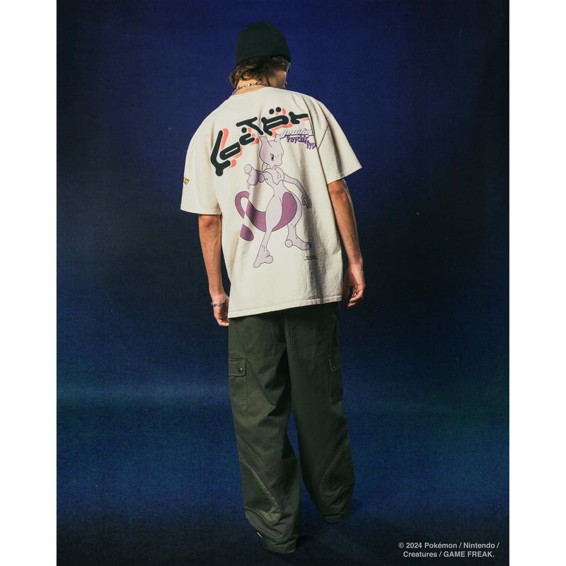 Pokémon By Loiter Mewtwo Heavyweight T-Shirt Off White