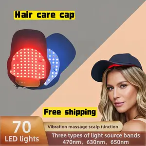 Red Light Therapy for Hair Fast Growth Cap Red&Infrared Light Therapy Device for Hair Loss Treatment with USB Charging Anti-hair Haircare Solution Haircare Supplement