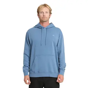 Quiksilver | Saltwater Hoodie | Unisex Brushed-Fleece Mineral-Wash Pullover | Spring/Fall Casual Sport Style | Top Long Sleeve Sweatshirts