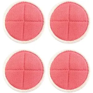 Electric Mop Replacement Pads, 6.3 in (16 cm), 4-Pack (), Washable  Soft Microfiber Refills for Electric Spin Mop, Scratch-Free for Hardwood & Tile Floors