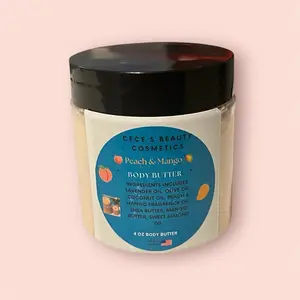 Peach And Mango Scented Whipped Body Butter - Body Care, Nourishing