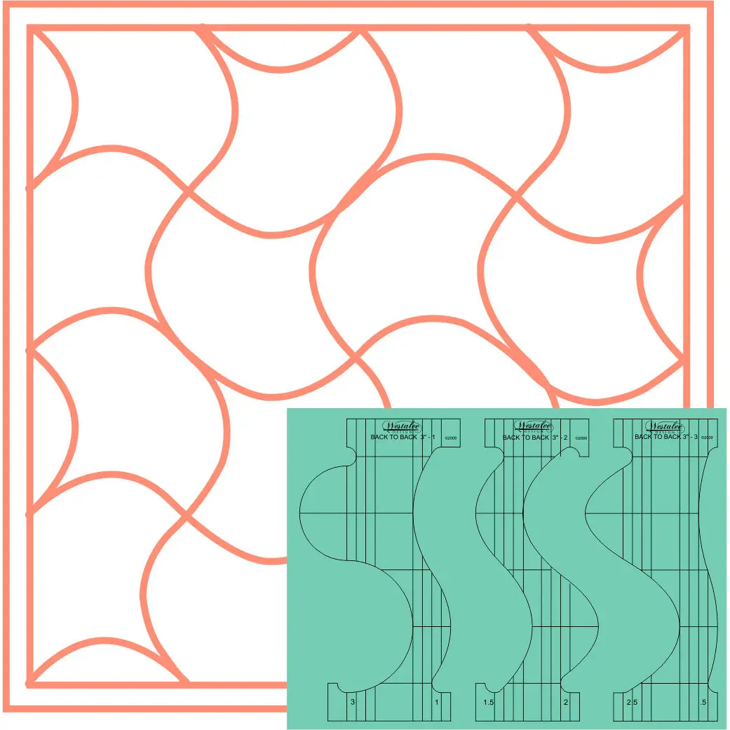 Westalee, Back to Back Ruler Template