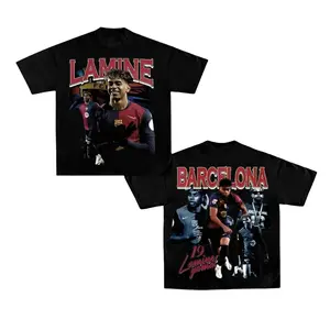 Lamine TShirt  2025 V2 Tee, Barca Fan Shirt, Soccer T-shirt, Football Club Apparel, Gift for Soccer Fans Oversized Heavyweight Cotton Tshirt , Gift For Him Menswear Soft