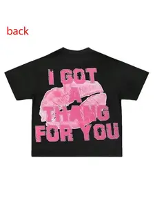 Lip & Letter Print Short Sleeve Graphic Tee, Regular Fit Casual Fashion Round Neck T-shirt for Summer, Top for Daily Wear, Tropical