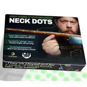 Guitar Side Dots - Fret and Neck Markers Exclusively from Beards Riffs and Gear + ChromaLabel