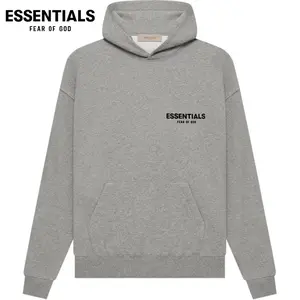 Fear of God Essentials Hoodie Dark Oatmeal Streetwear Graphic Casual Relaxed Cozy Relaxed Man Top Modern Autumn Basic Comfort Sweatshirt Long Sleeve Menswear Oversized Stylish Pullover #Fashionweek #Fallfreshness