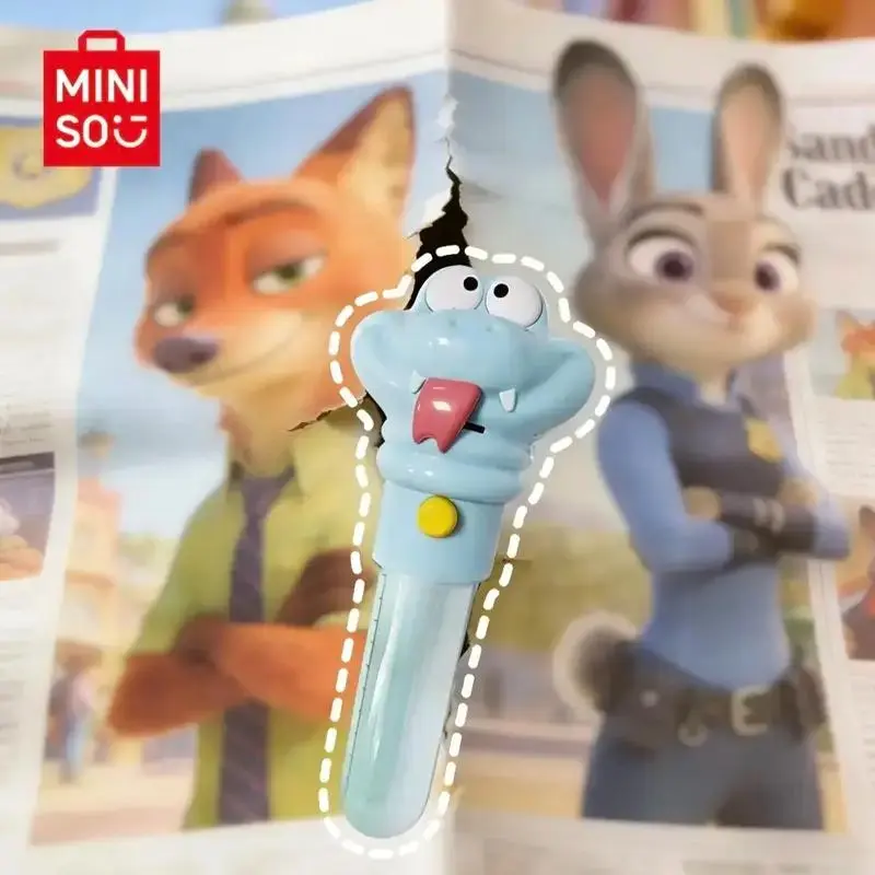 Disney Zootopia Gary the Snake Voice Recorder Pen - Compact, 1-Button, High Fidelity, Portable, PVC Body, Cute Kids' Gadget, Unique Snake Design, Valentine Gift Idea, One Button