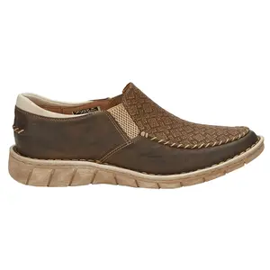 Tony Lama Womens Magdalena Slip On Flats Casual - Brown