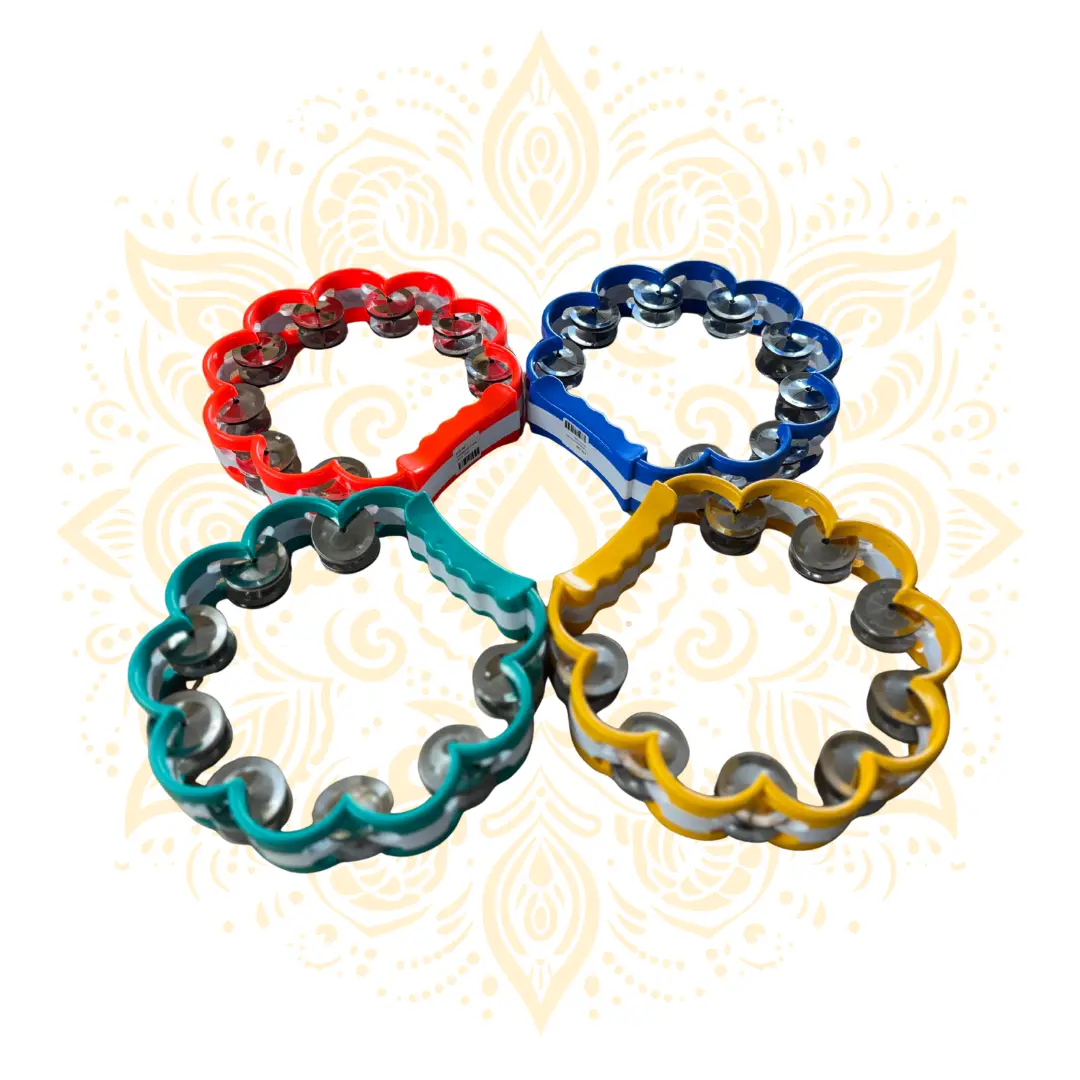 Handheld Tambourine Percussion Instrument