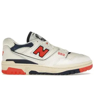 New Balance Men's 550 Sea Salt Pack Blast Red, from StockX