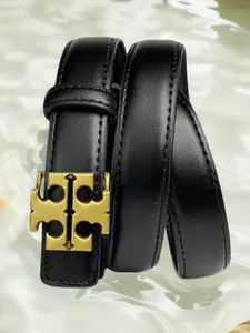 Ladies Elegant PU Leather Belt with Letter Buckle, Comfortable and Fashionable, Available in Multiple Colors, Ideal for Daily Use