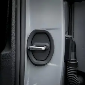 Car Door Lock Protective Cover, Silicone Car Door Lock Bumper Buffer Pad, Silicone Latch Protector for Car, Universal Car Interior Accessories