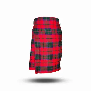 Men's Scottish Casual Tartan Robertson 5yard Kilt Menswear Clothes