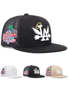 2025 Fashion Personalized New Breathable Mesh Hat LA Wings Coconut Embroidered Skateboarding Hat Creative Street Hip Pop Street Dance Decorative Hat Outdoor Leisure Sports Sunshade Hat Daily Life Commuting Adjustable Snapback Cap Baseball Hat