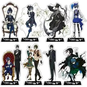 15CM new Black Butler Anime Figure Sebastian Michaelis Grelle  Acrylic Stands Sebastian Michaelis Character Model Fans Gift