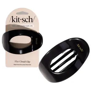 Kitsch Black Flat Cloud Clip - Large