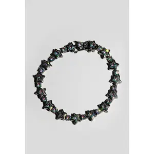 Bezel Star Tennis Bracelet - Mystic Topaz