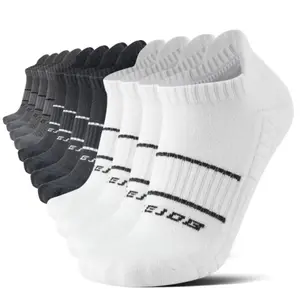 12 Pairs of Professional Sports Socks for Men & Women Ankle Workout Socks with Cushioning Performance Arch Support Cotton Moisture Wicking Odorless Durable for Basketball Running Outdoor Sportswear Activewear Grandson Gift Athletic