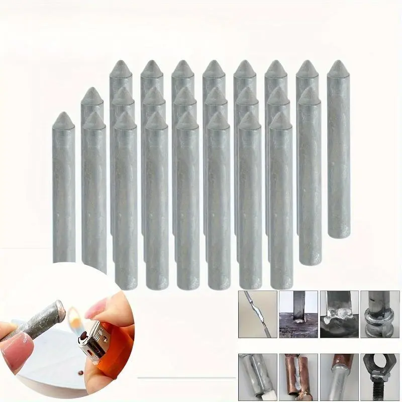 Low temperature repair electrode for household lighters High performance repair welding artifact Copper iron aluminum flux core universal welding rod Tool Welding Accessory