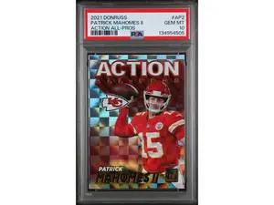2021 Panini Donruss Action All Pros Patrick Mahomes II #2 PSA 10