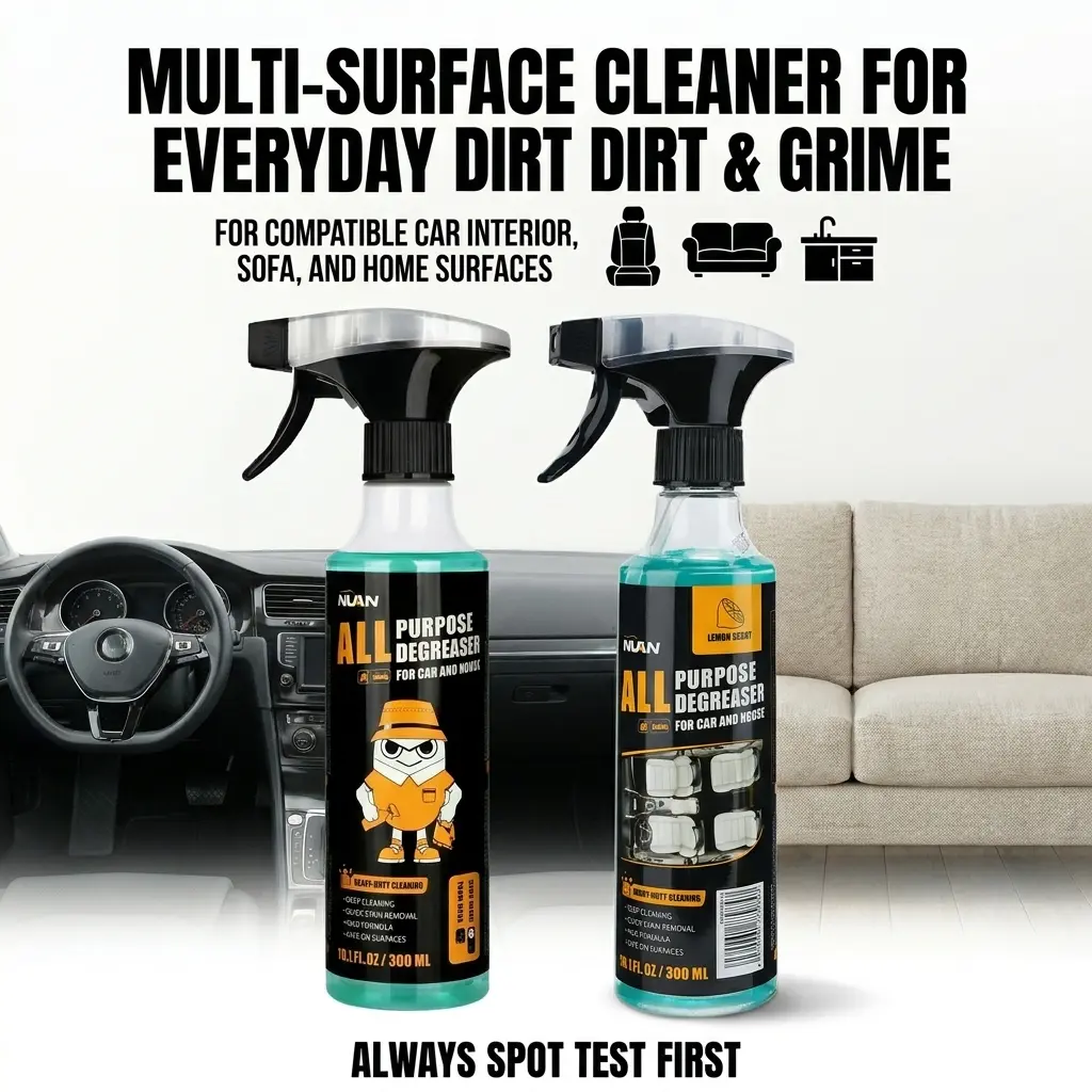 Nuan Heavy-Duty Degreaser Cleaner - Super Clean Formula, Engine Degreaser Heavy Duty, Removes Grease & Grime, Professional Home Cleaning Helper