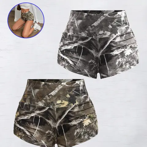 Women's All Over Print Baggy Shorts, Everyday Lounge Shorts, Casual Comfy Breathable Lightweight Shorts for Daily Wear, Ladies Bottoms for Summer