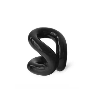 Ceramic Makeup Brush Holder, 1 Count Modern Art Style Makeup Brush Storage Rack, Desktop Storage Organizer, Cosmetics Organizer Storage for Bedroom and Bathroom