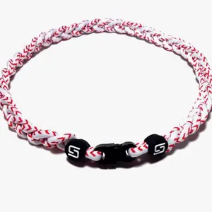 Premium Unisex Baseball Necklaces Braided Rope Tornado Pendant, Necklace Chain, Male Chain & Link Fashion Accessory, Sporty Gift for Sports Fans, Gameday