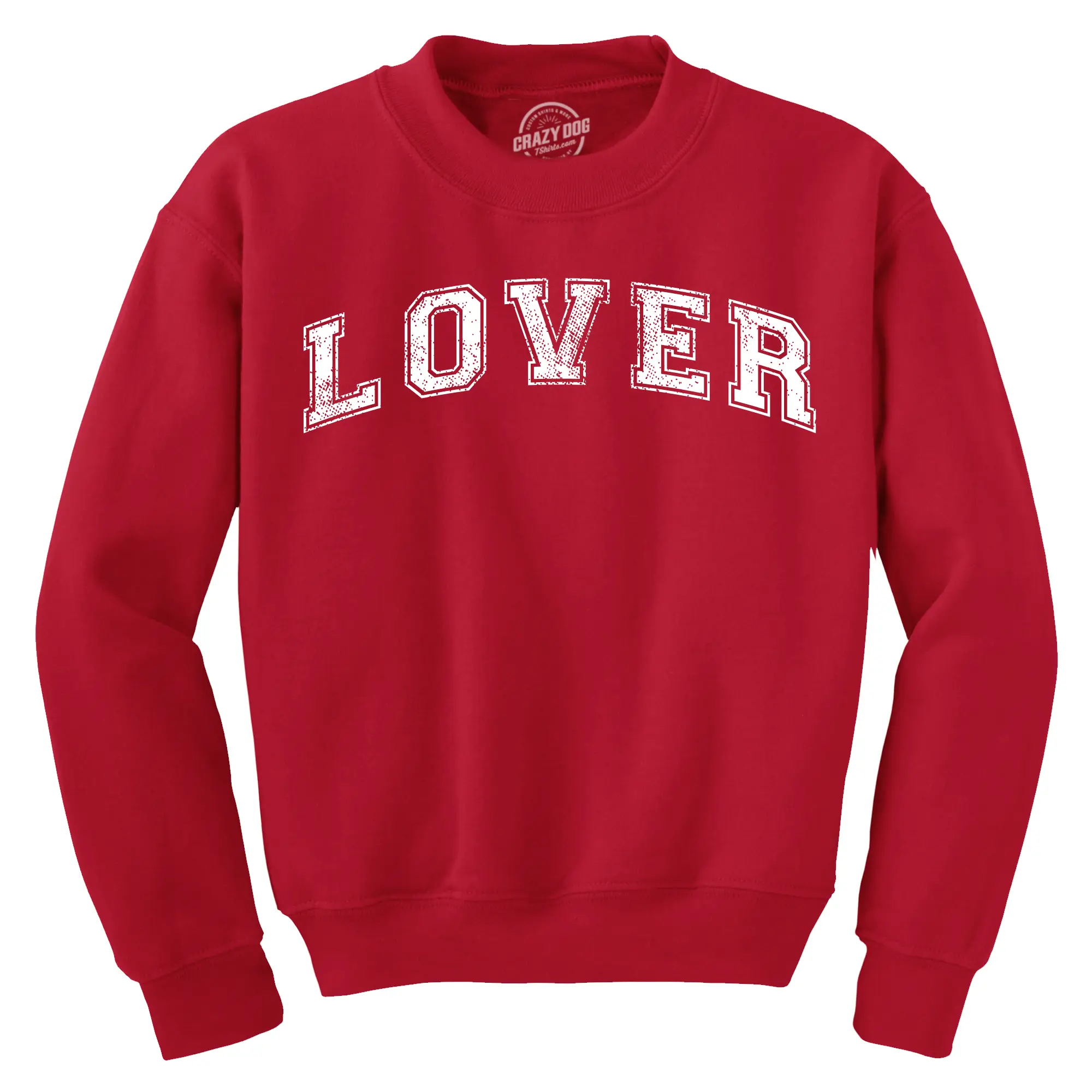 Lover Crewneck Sweatshirt Funny Cute Valentines Day Love Long Sleeve Sweater Funny Sweater Love Crew Neck Novelty Sweatshirts for Men Red - Lover Crewneck Sweatshirt Funny Cute Valentines Day Love Long Sleeve Sweater Funny Sweater Love Crew Neck Novelty Sweatshirts for Men Red -