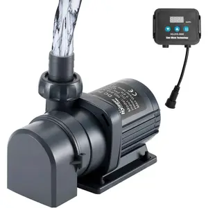 800GPH Quiet Submersible and External 24V Water Pump, with Controller (30%- Settings),  Return Pump for Fish Tanks, Aquariums, Ponds, Fountains, Sump, Hydroponics (25W, 9.8ft)