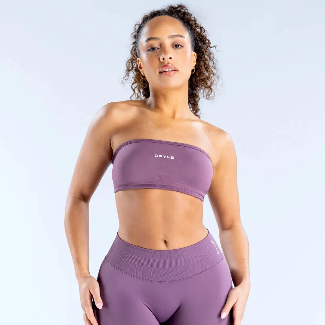 DFYNE Impact Backless Bandeau – Seamless Minimal Support Bra for Movement and Style