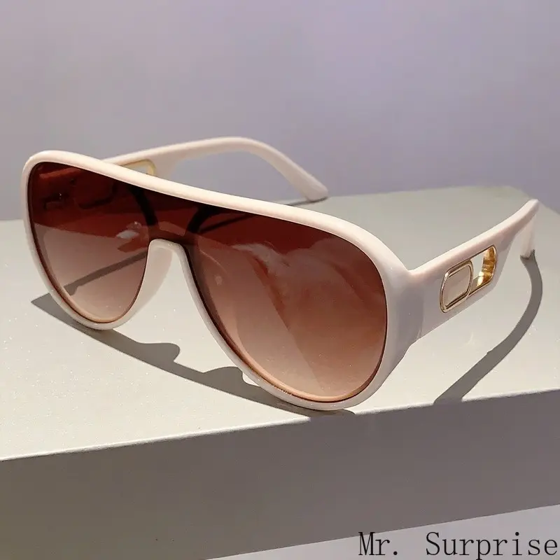 New Fashion Aviator Sunglasses - European-American Minimalist Luxury UV-Blocking Accessories for Women, Retro Trendy Eyewear for Men, Womens Sunglasses