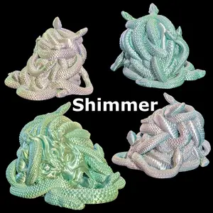 The Gorgon's Wrath Dice Tower - Epic 3D-Printed Dice Tower with Intricate Gorgon Design for Dungeons & Dragons & Pathfinder TTRPG Gaming