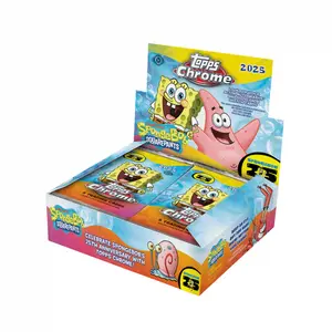 2025 Topps Chrome Spongebob Trading Card Hobby Box