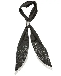 Idyllwind Women's Kingston Rhinestone Bandana Necklace - Iwaho25n10-Blk