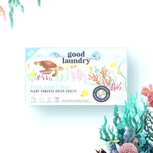 Free and Clear (Unscented) Dryer Sheets, Reduce Static, Infused with Essential Oils, No Harsh Chemicals, Biodegradable, and Hypoallergenic
