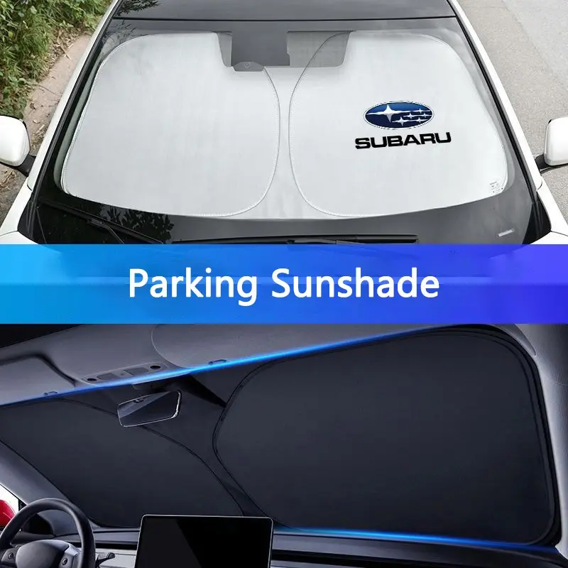 Folding Car Windshield Sun Shade Cover Visor, UV Protection for Subaru Sti Wrx Forester Impreza Legacy Outback Xv Brz Tribeca, Sunshade For Car Windshield, Car Sunshades For Windshield