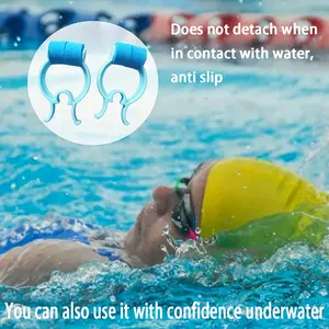 10/20pcs Anti-Slip Nose Clips, Plastic Swimming Nose Clips Set, Durable Swim Accessories for Comfortable Fit & Easy Breathing