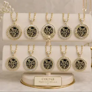 (BBB.) 14K Centenario and Chain Gold Plated  Water Resistant diferent chain available.