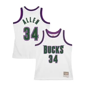 Mitchell & Ness Hardwood Classics Ray Allen 1996 Milwaukee Bucks Swingman Jersey