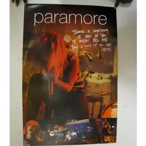 (No frame) Graphic Paramore Live Butterfly Poster
