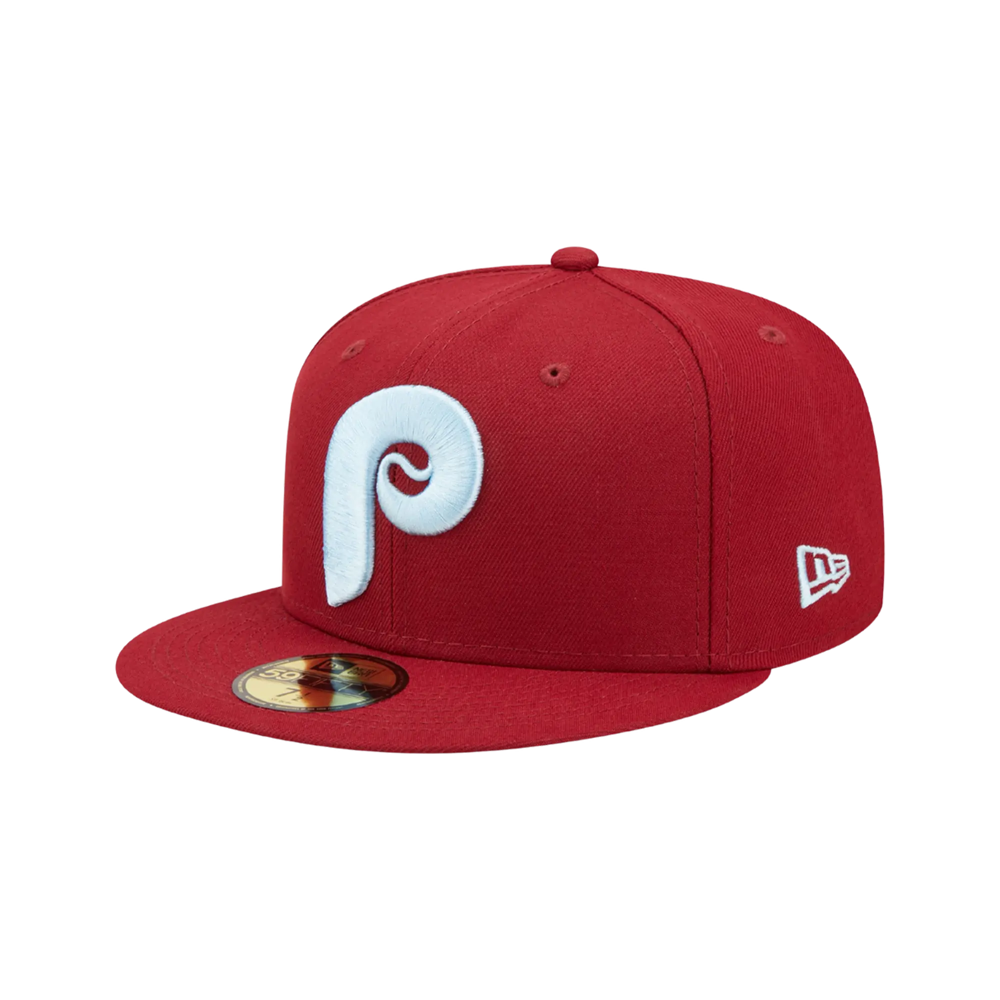 59FIFTY Philadelphia Phillies Cloud Under Fitted Hat "Red / Sky Blue Cloud - Under Brim" NE814