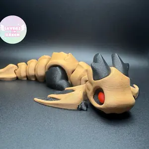 Marrow-“Krampus Pet” Bone Dragon! Fantasy Dragon | DnD Encounter Creature