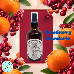 TnJ’s Shop Cranberry Mandarin Citrus Zest Air Bathroom Car Office Freshener Room Spray 4oz Fragrance Burst Scent Scented