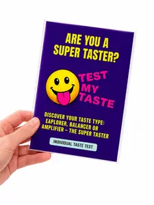 Super Taster Test Kit -  Taste Challenge for Curious Individuals