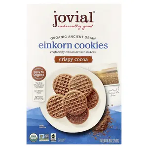 Jovial Organic Einkorn Cookies, Crispy Cocoa, 8.8 oz (250 g)