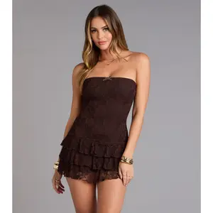 Flirty Frills Lace Romper Flirty Frills Lace Romper